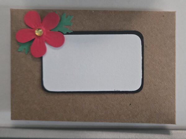 Gift Card Holder - Flower