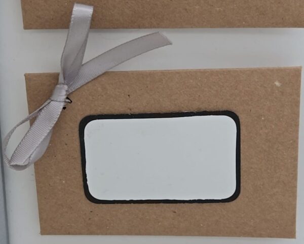 Gift Card Holder - Silver Bow