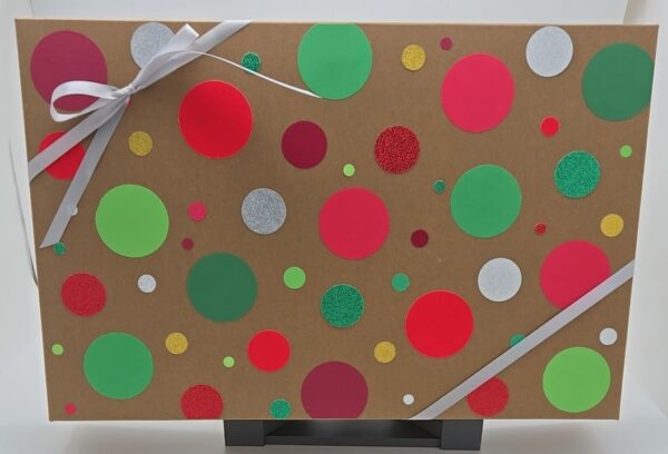 Large Apparel Box: CHRISTMAS DOTS