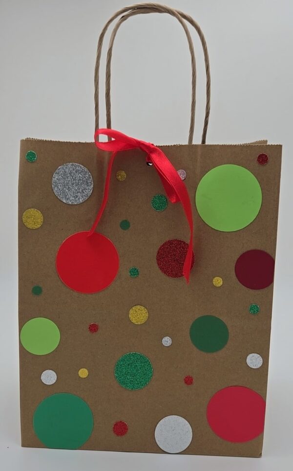 Medium Bag: CHRISTMAS DOTS